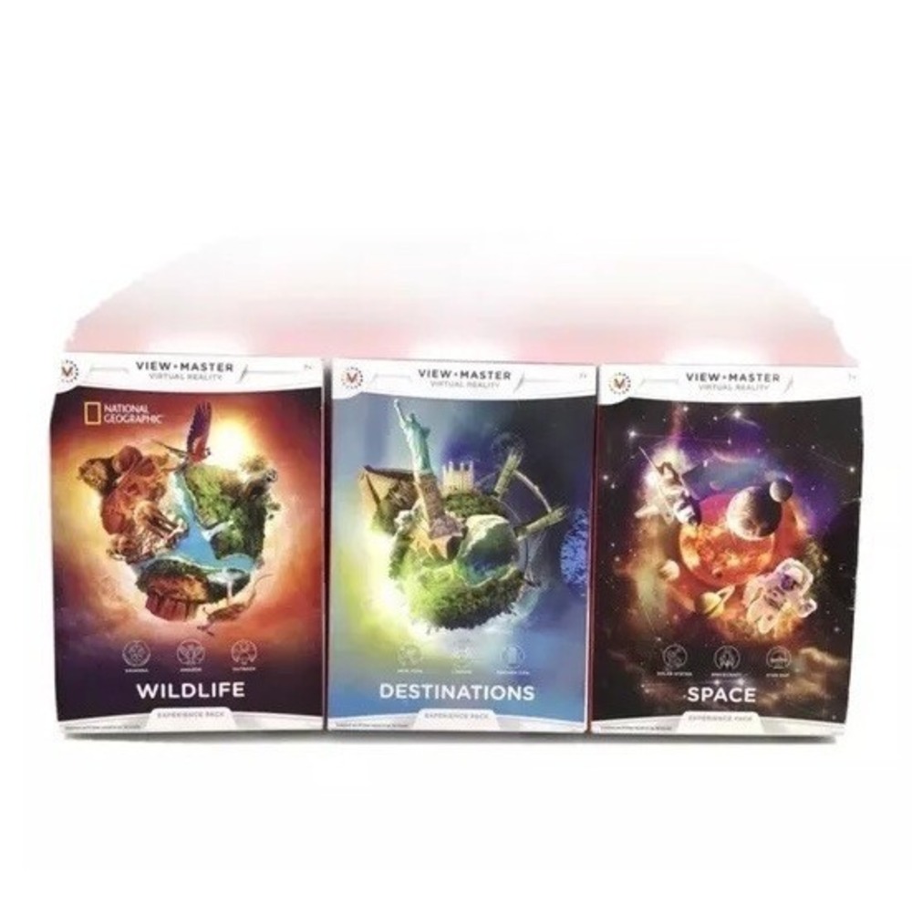 View Master Virtual Reality Experience Pack - Space, Destinations & Wildlife